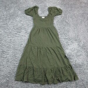 knee length dresses for ladies Baltic Born Womens Miramar Maxi Dress | Green Print main image 0